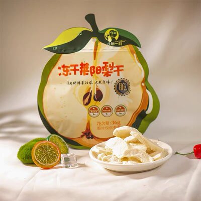 新品特价 瑞利来小憩一刻山东冻干36g莱阳梨干非油炸低脂下午茶
