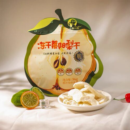 新品特价 瑞利来小憩一刻山东冻干36g莱阳梨干非油炸低脂下午茶