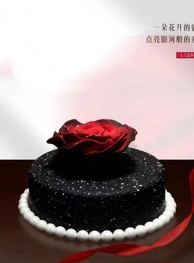 临期特价 慕叁山星河恋 星空造型慕斯蛋糕 560g 冷冻食品蛋糕礼盒
