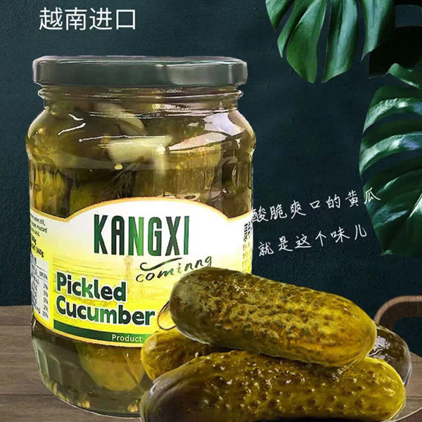 临期特价 越南 康希来啦俄式酸黄瓜酱腌菜680g 汉堡沙拉配菜0脂肪