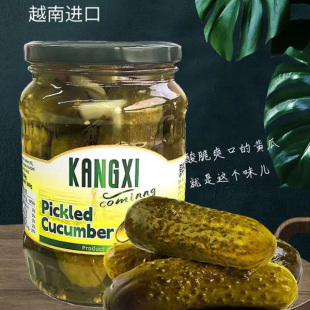 酸黄瓜酱腌菜680g 康希来啦俄式 汉堡沙拉配菜0脂肪 越南 临期特价