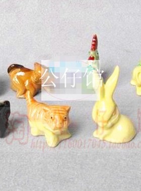 酒柜动物摆件十二生肖一套