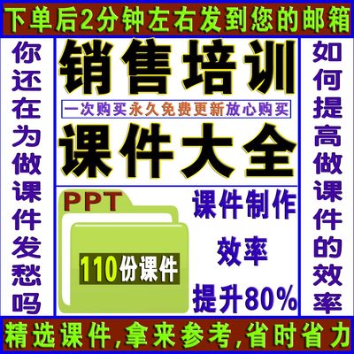 销售技巧培训PPT课件讲议电话销售技巧PPT销售培训PPT讲师培训PPT