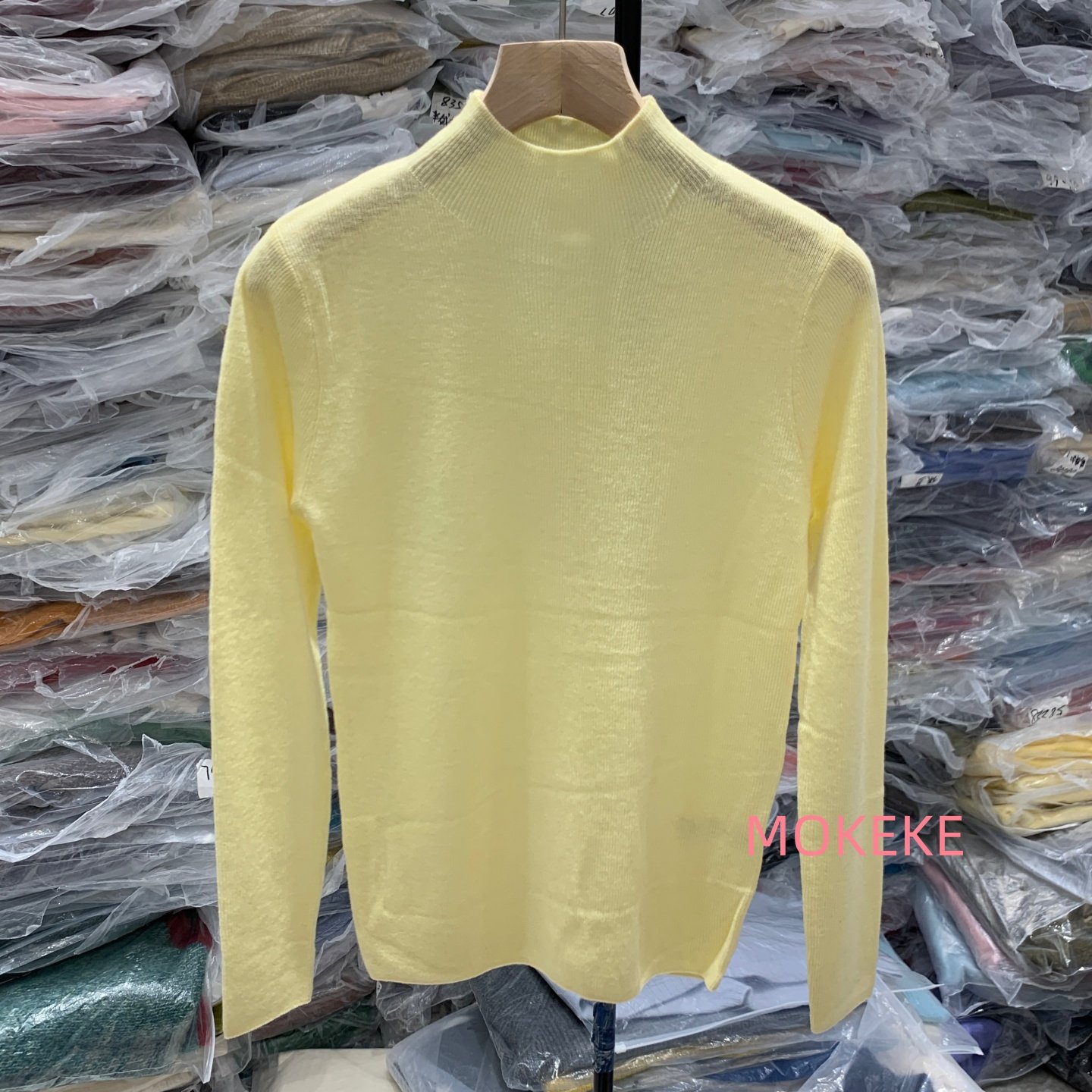 美丽诺羊毛半高领针织打底衫女2025秋冬新款修身显廋气质内搭毛衣