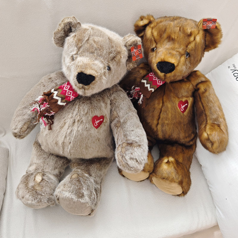 RUSS泰迪熊公仔玩偶睡觉抱枕