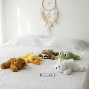 掌中宝树懒公仔趴趴小熊猫青蛙玩偶西高地安抚马娃娃可爱毛绒玩具