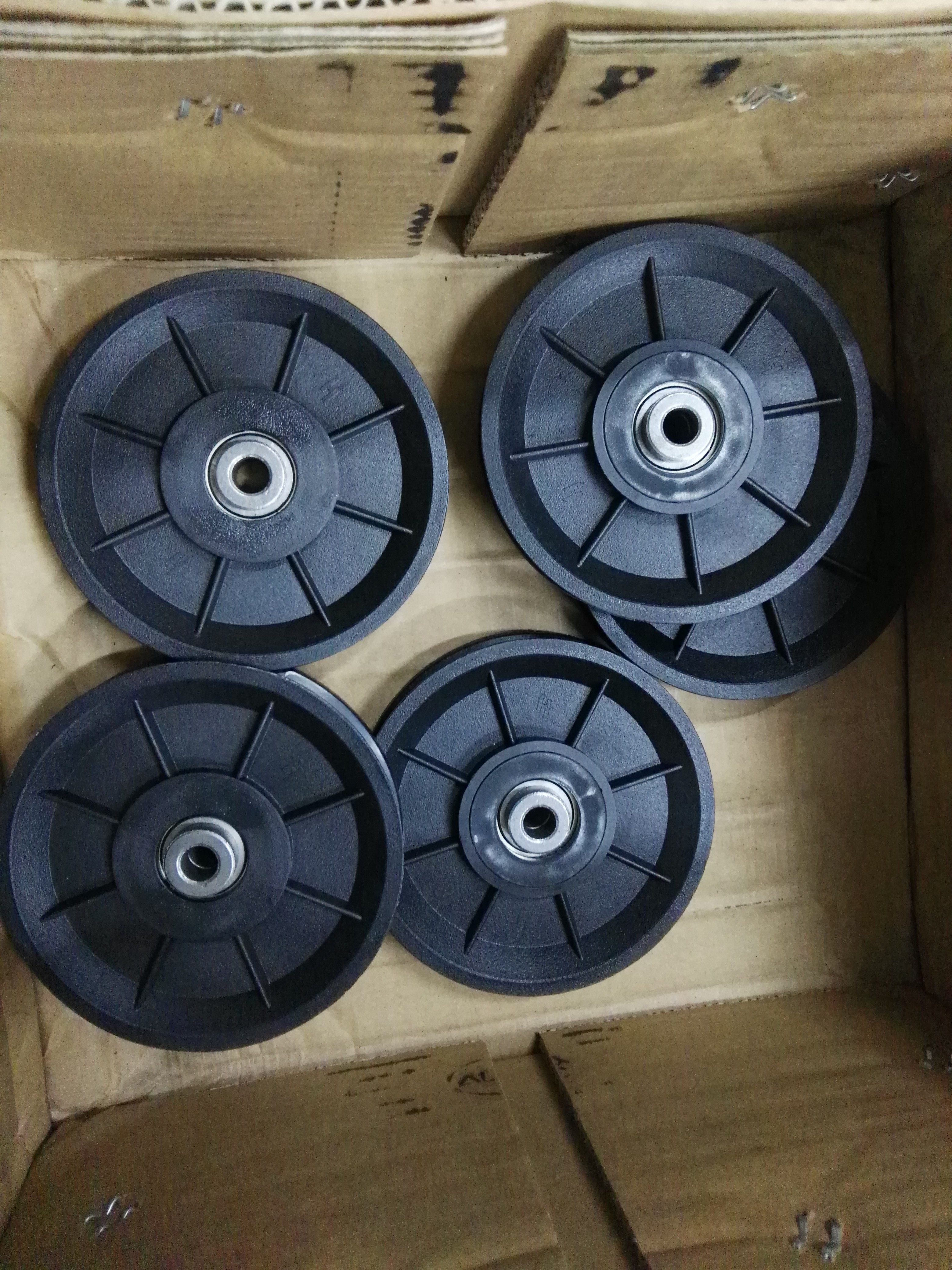 舒华5105五人站训练器配件钢丝绳轮5103滑轮健身器材配件滑轮5101