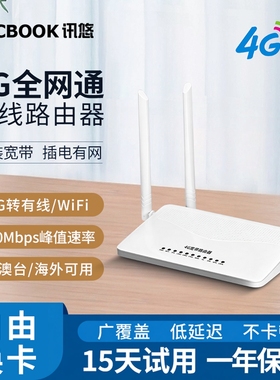 全网通4g插卡路由器家用免宽带随身WiFi无线路由器插流量卡上网sim卡转有线移动联通电信广电宿舍可穿墙cpe