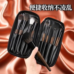 11支沧州化妆刷动物毛化妆刷灰鼠毛眼影刷散粉刷腮红刷粉底刷全套