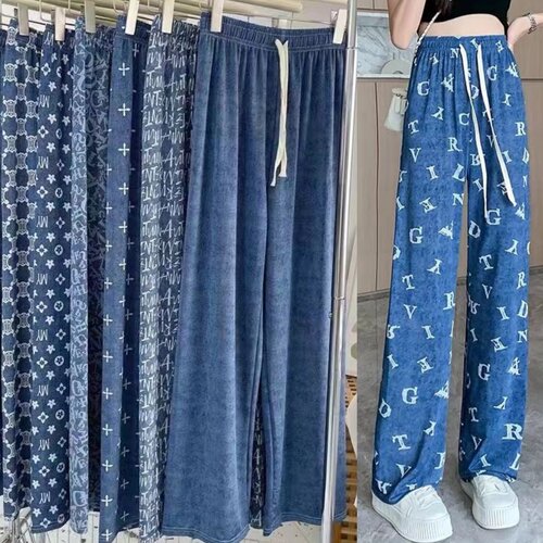 【厂家直销】冰丝阔腿裤女防蚊