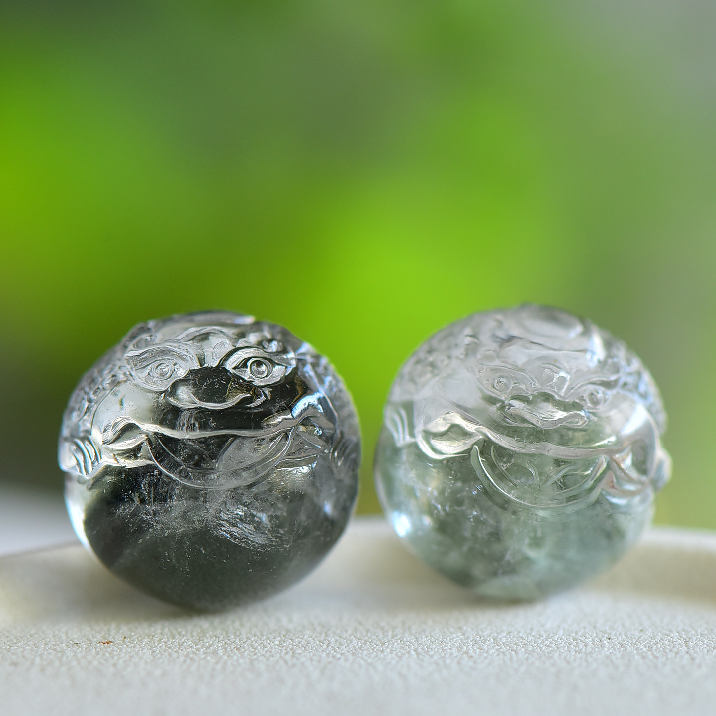 蟾蜍绿幽灵水晶聚宝盆手串手链配件金蟾貔貅定制金币招财男女款