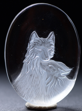 鲍氏水晶喜马拉雅水晶双狐狸狐狸