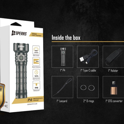 SPERAS高亮户外露营远射多功能