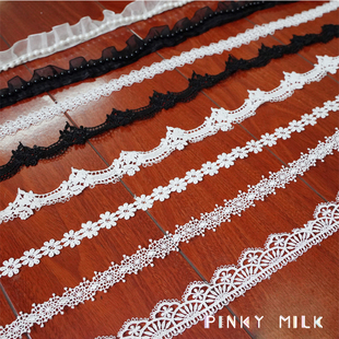 【PM痛包】蕾丝花边吧唧托棉花娃扎包装饰配件谷子美化拍照道具贴