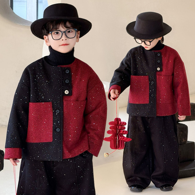 痞帅男童西装套装帅气时髦儿童小香风外套潮加厚男孩小少爷拜年服,童装/婴儿装/亲子装,西服/小西装,淘宝优惠券,粉丝福利购,淘宝优惠卷