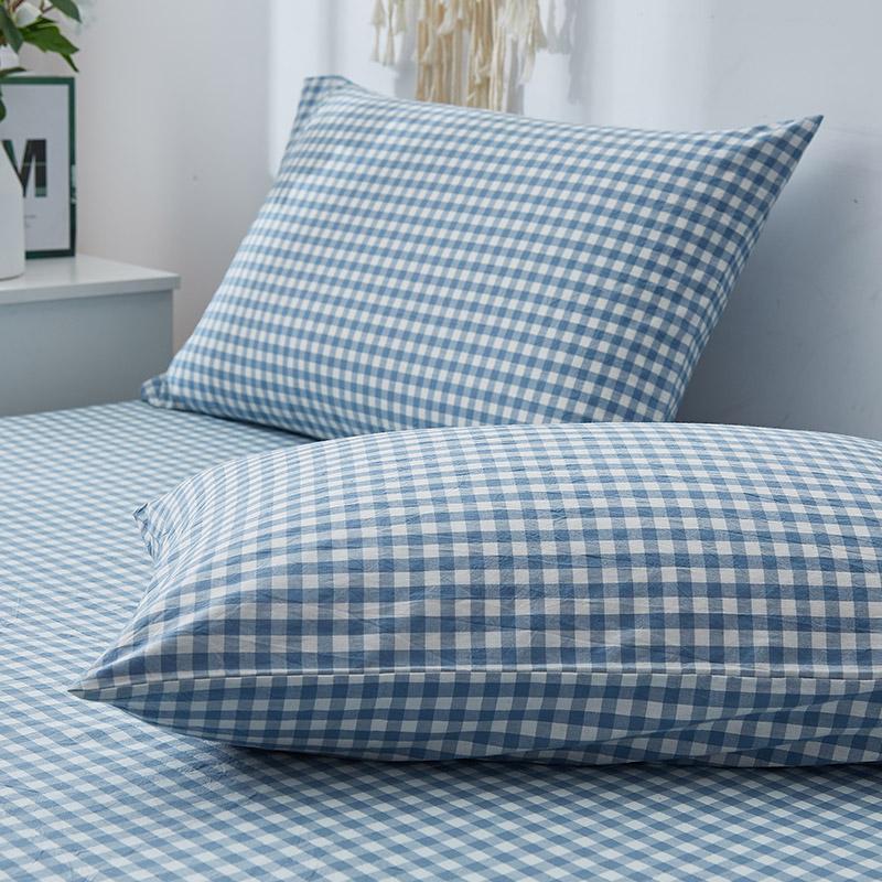 纯棉枕套48cmx74cm单双人