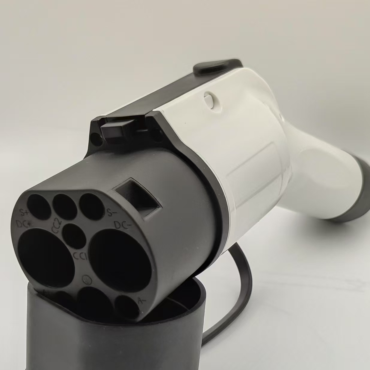 国标9孔直流枪头50A充电桩枪头维修跟换家用商用大直流枪头