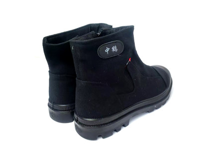 帆布鞋/司机一脚蹬防尘拉链煤矿/开车耐磨软底高腰软底布鞋马丁鞋