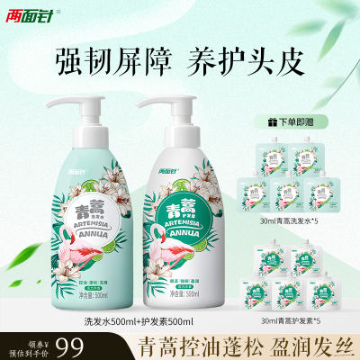 屏障去屑青蒿强韧清洁头皮两面针
