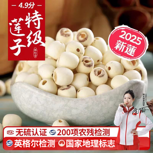 【英格尔ICAS检测】白莲子500g官方旗舰店正品新鲜干货去芯莲米