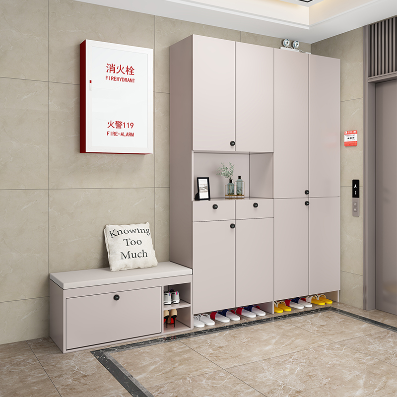 万华禾香板悍高五金门外鞋柜定制