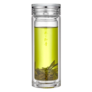 思宝商务双层加厚隔热玻璃杯