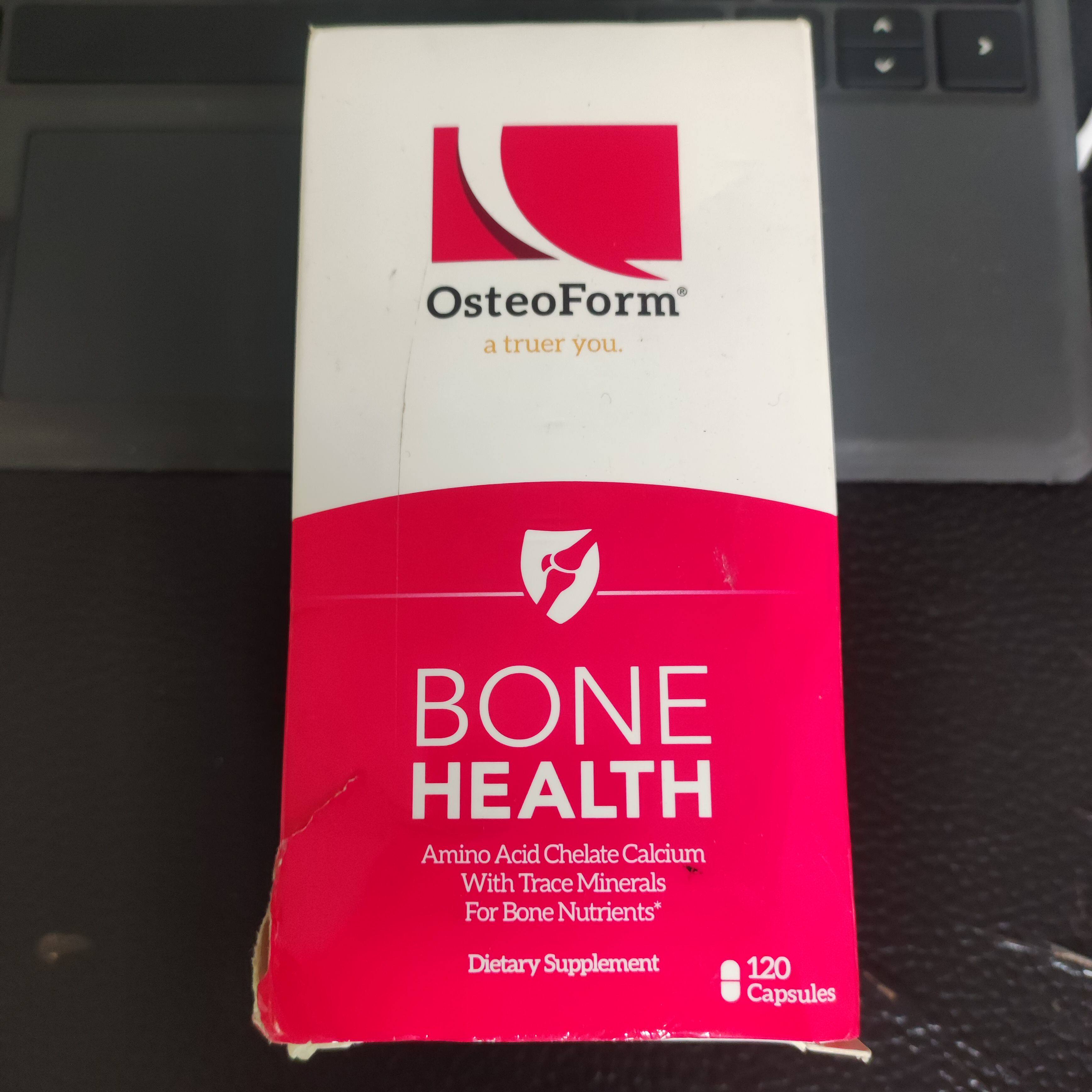 压盒osteoform乐力钙氨基酸孕妇钙螯合钙成人中老年儿童钙片120粒