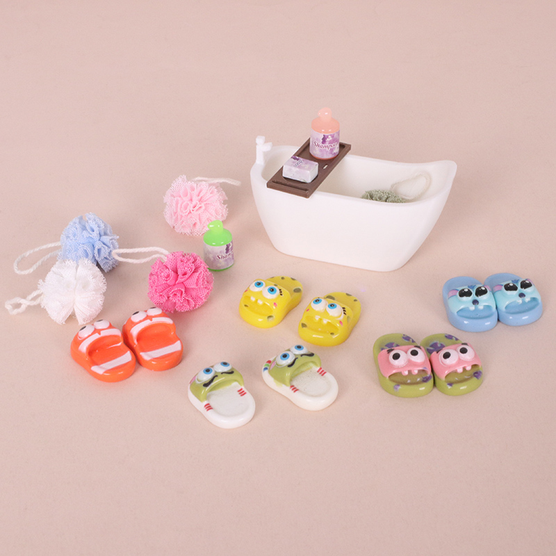 微缩迷你洗漱用品diy小布装饰