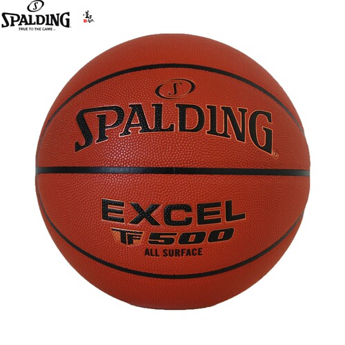 斯伯丁篮球TF-500吸湿表皮室内外耐磨比赛用球成人7号篮球76-797Y