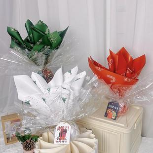 圣诞节礼物包装纸包苹果纸平安夜苹果纸送女朋友礼物平安果包装纸