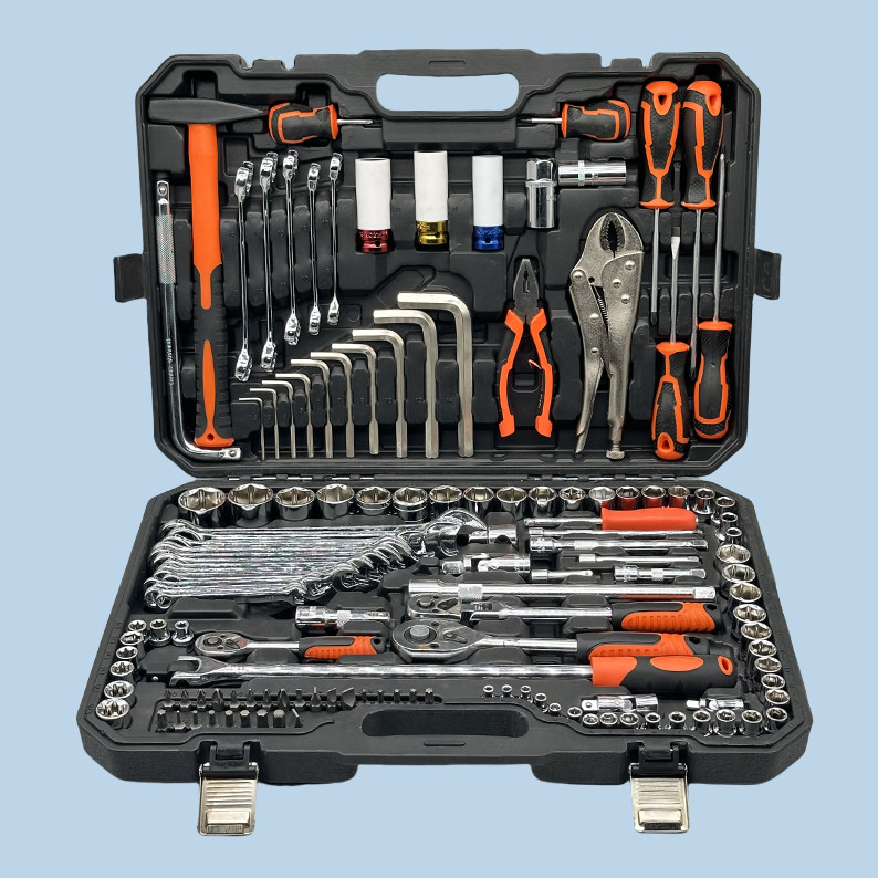 자동 수리 도구 세트 소켓 자동차 수리 도구 렌치 전체 세트 래칫 수리 조합 자동차 수리 다기능 도구 상자