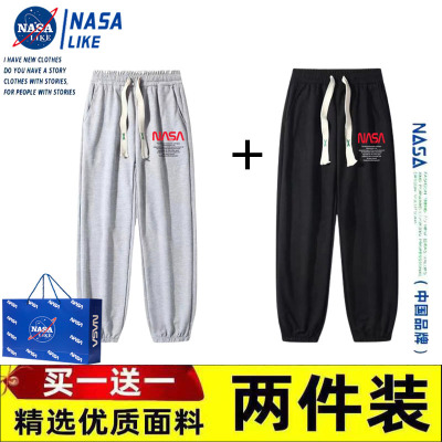 NASA九分裤美式宽松百搭休闲裤
