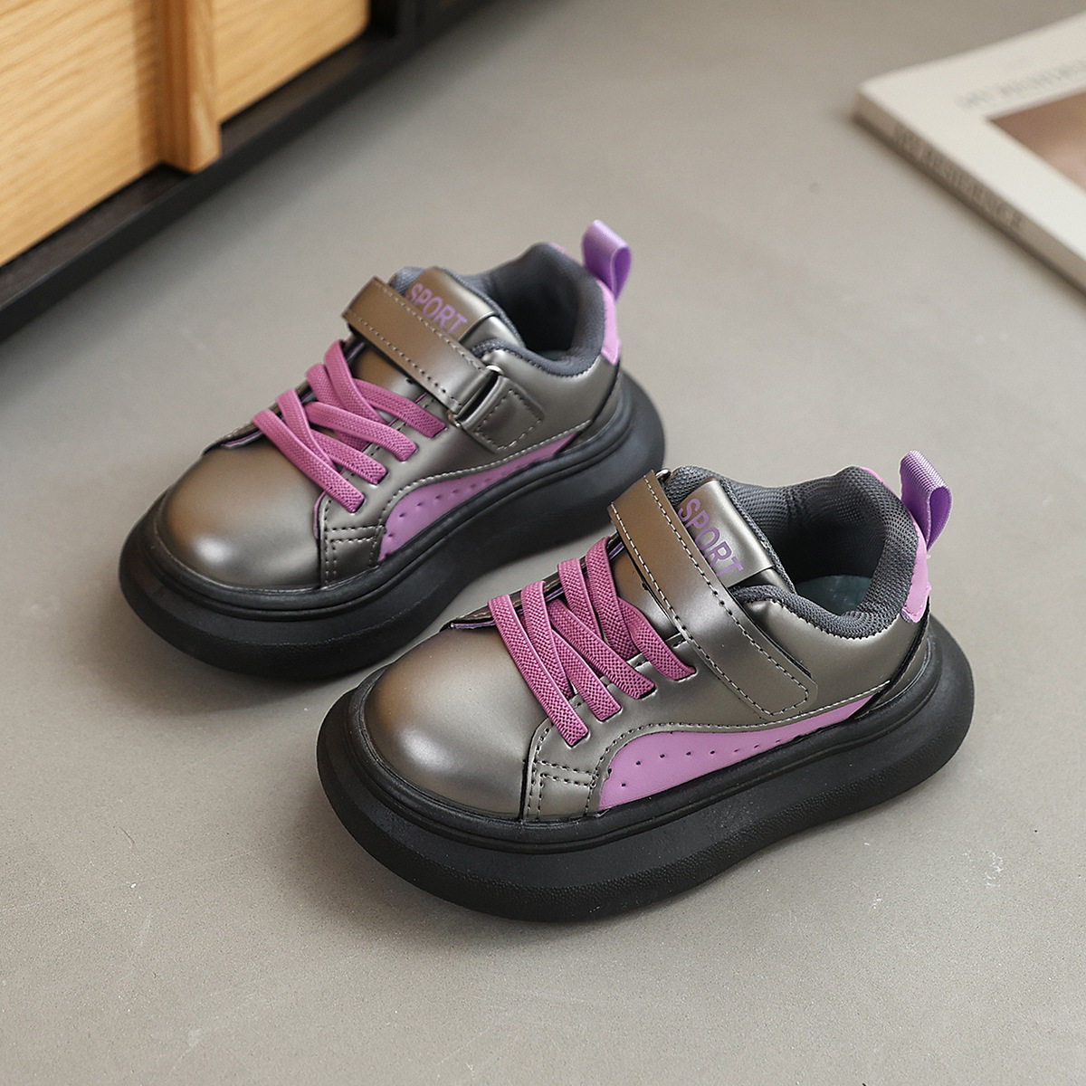 星期六儿童板鞋女童休闲运动鞋春秋2026新款小学生时尚百搭小白鞋,童鞋/婴儿鞋/亲子鞋,板鞋,淘宝优惠券,粉丝福利购,淘宝优惠卷