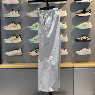 李宁运动裤 新款 户外CF溯直筒防泼水休闲长裤 AYKW294 女子2026春季