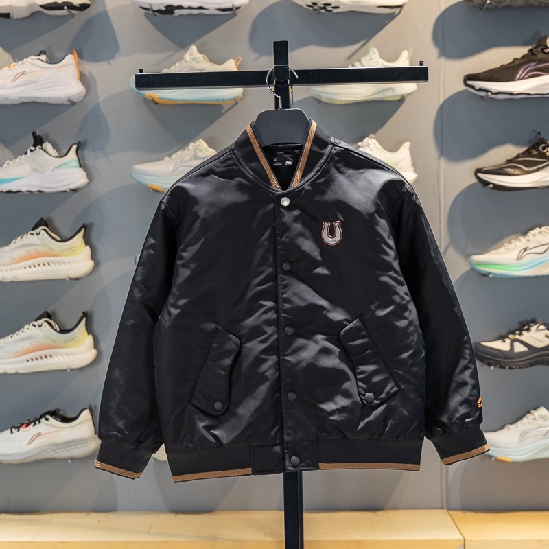 李宁男大童棉夹克2026春季新年款儿童宽松棉服棒球服外套YJMW001,运动服/休闲服装,运动棉衣,淘宝优惠券,粉丝福利购,淘宝优惠卷