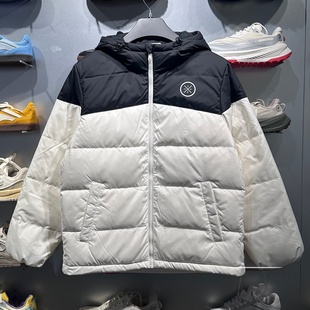 李宁羽绒服2025冬季 韦德系列男子防泼水鹅绒短羽绒服AYMV065 新品