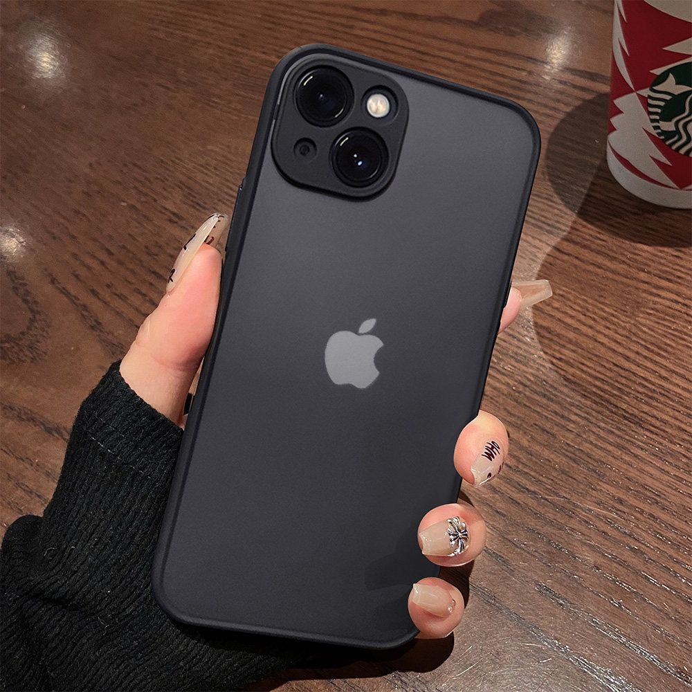 适用苹果17promax手机壳iphone15新款13磨砂plus的11男士16pro全包xsmax硅胶x防摔女高级感12男14pro软边硬壳