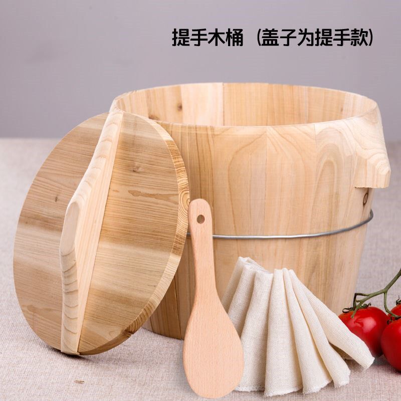 木制蒸米飯飯桶廚房家用大小木桶蒸籠蒸格蒸飯甑子在類目 餐飲具, 餐具, 餐具籠/架中 - 來自Buy2taobao.com提供專業的淘寶代購服務