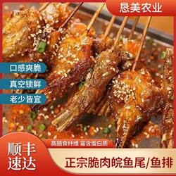 广东中山特产脆肉鱼鲩脆肉鱼皖鱼尾烧烤串新鲜冷冻可提供餐饮行业