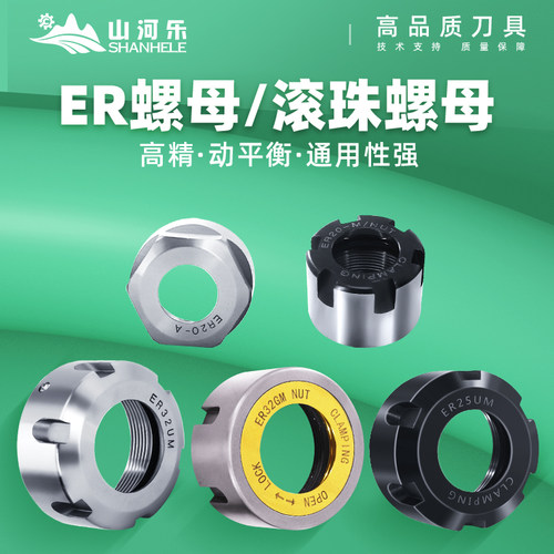 山河乐ER螺母动平衡雕刻机螺帽