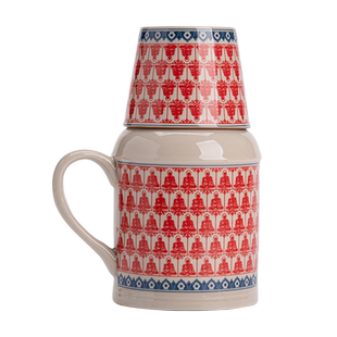 陶瓷焖茶壶创意马克杯带盖套装大容量凉水壶家用草木灰小暖壶定制