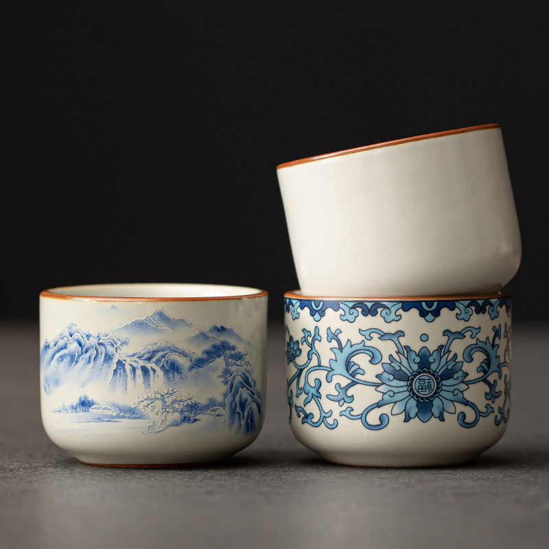 晨翔汝窑陶瓷主人杯个人专用茶杯家用品茗杯功夫茶具喝茶单杯茶盏,餐饮具,茶杯,淘宝优惠券,粉丝福利购,淘宝优惠卷