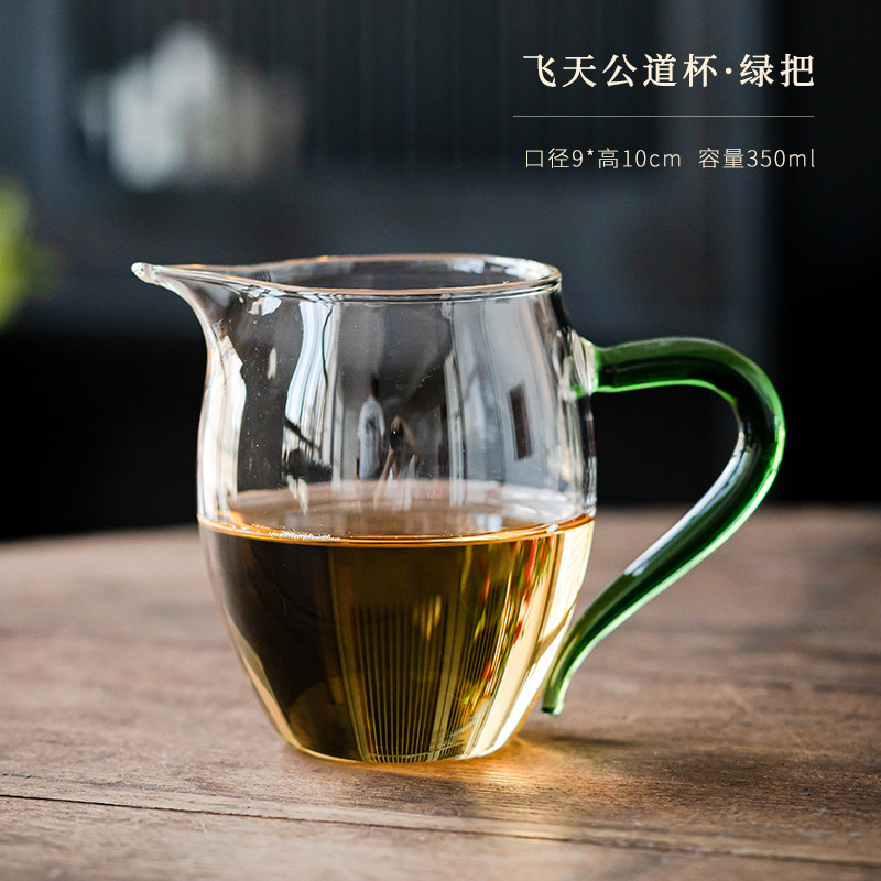 公道杯加厚玻璃耐热透明泡茶过滤功夫茶具配件茶海分茶器茶漏套装,餐饮具,公道杯,淘宝优惠券,粉丝福利购,淘宝优惠卷