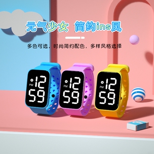 初中学生LED卡通表智能科技皮卡丘ins风韩版防水电子手表超便宜