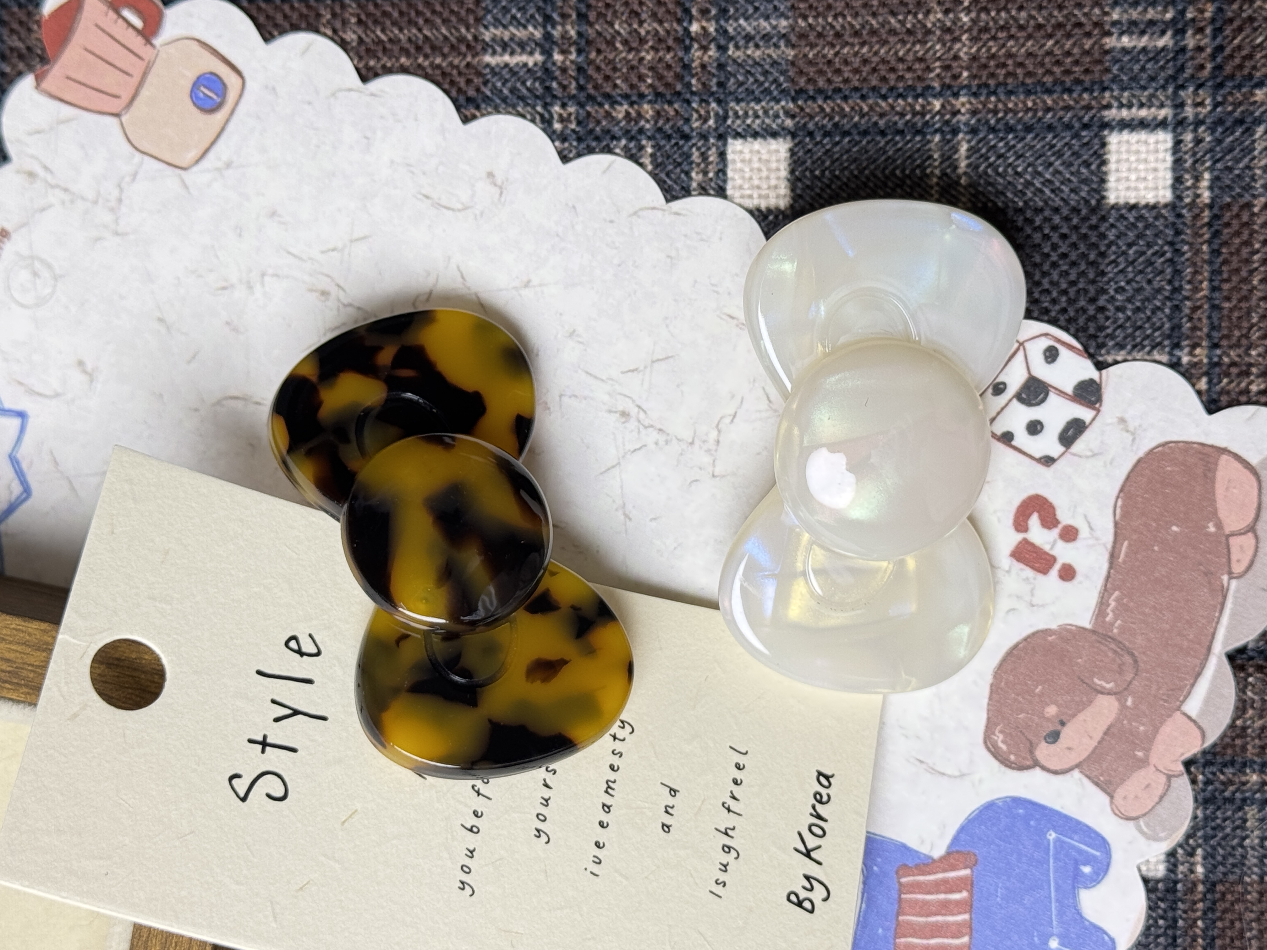 醋酸糖果kitty蝴蝶结甜美侧边刘海发夹新款少女心碎发精致发饰潮