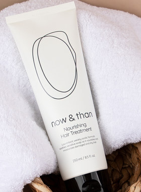 韩国正品Now&than修复补水柔顺营养发膜干枯毛躁烫染护理护发素