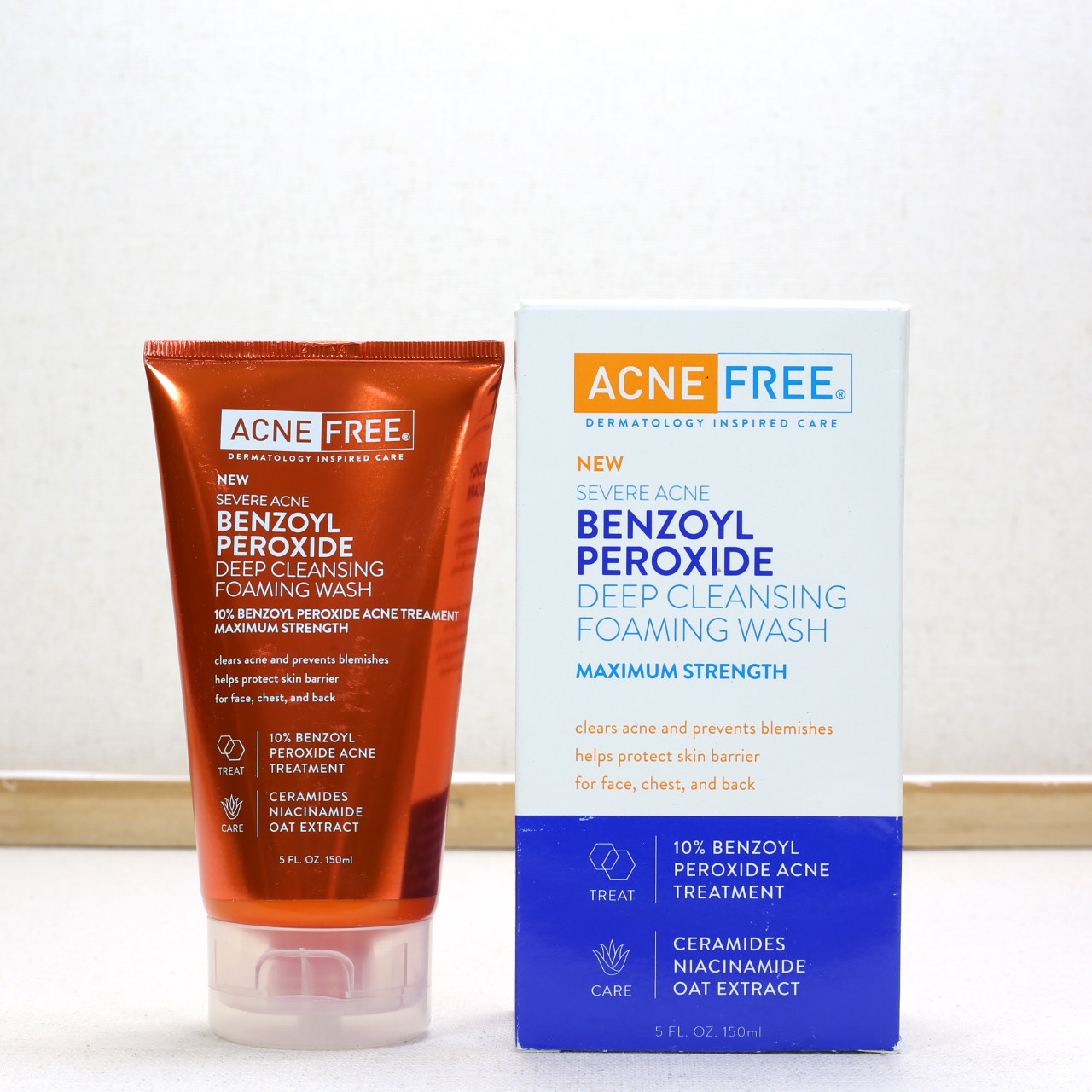 AcneFree10%BPO祛痘黑头洗面奶图片