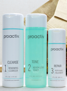 现货美版高伦雅芙Proactiv祛痘粉刺黑头护理套装爽肤控油60/90天