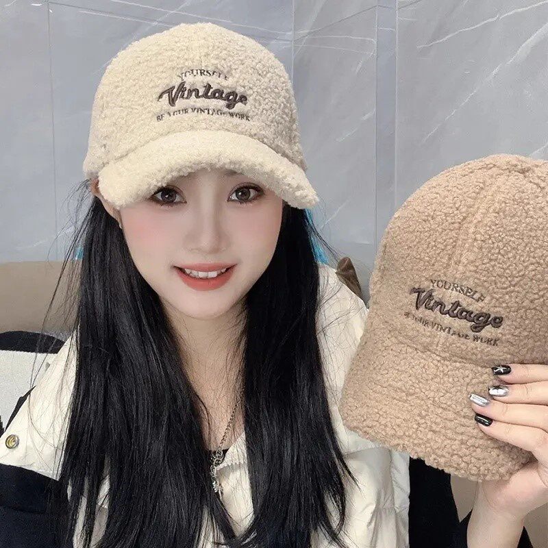 帽子女2025新款爆款洋气棒球帽大头围显脸小帽子女秋冬毛绒鸭舌帽,运动/瑜伽/健身/球迷用品,棒球帽,淘宝优惠券,粉丝福利购,淘宝优惠卷