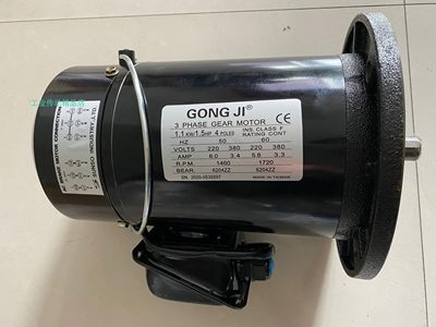 GONG JI工机电机 GONGJI马达  1.1KW  1.5HP  4P  机械手BT50刀臂